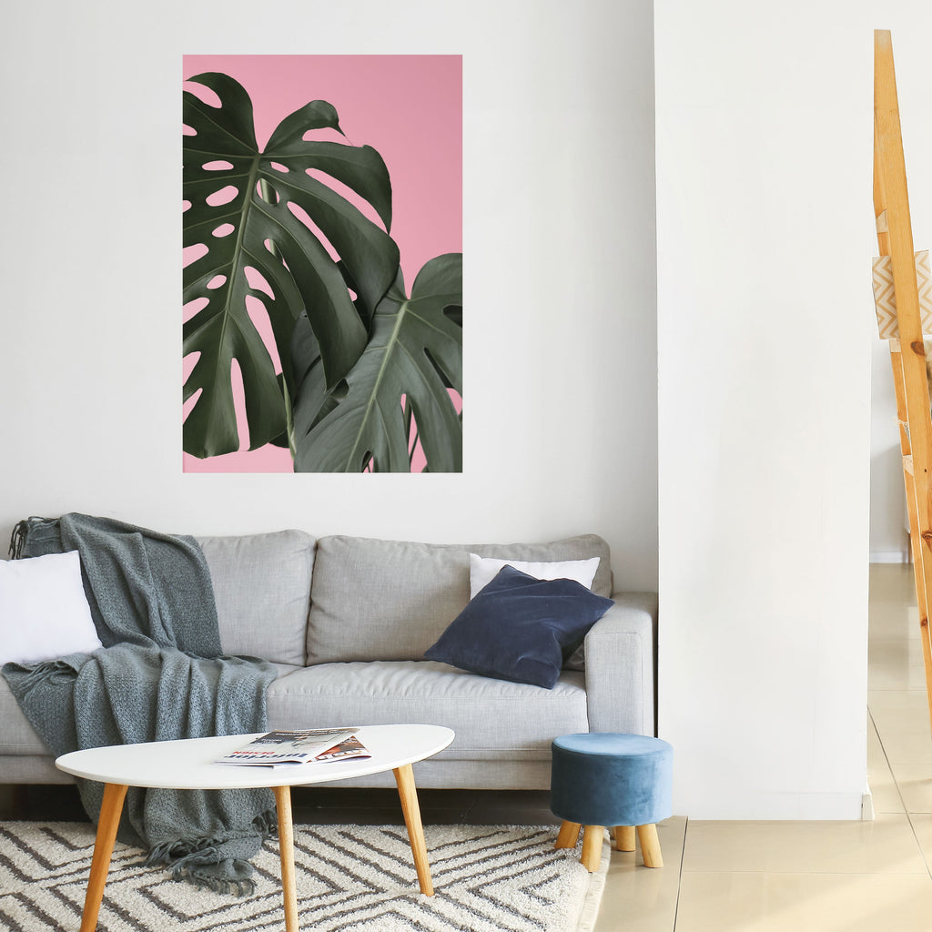 Αφίσα LADY MONSTERA με κάθετη κόλλα και κολλητική ταινία