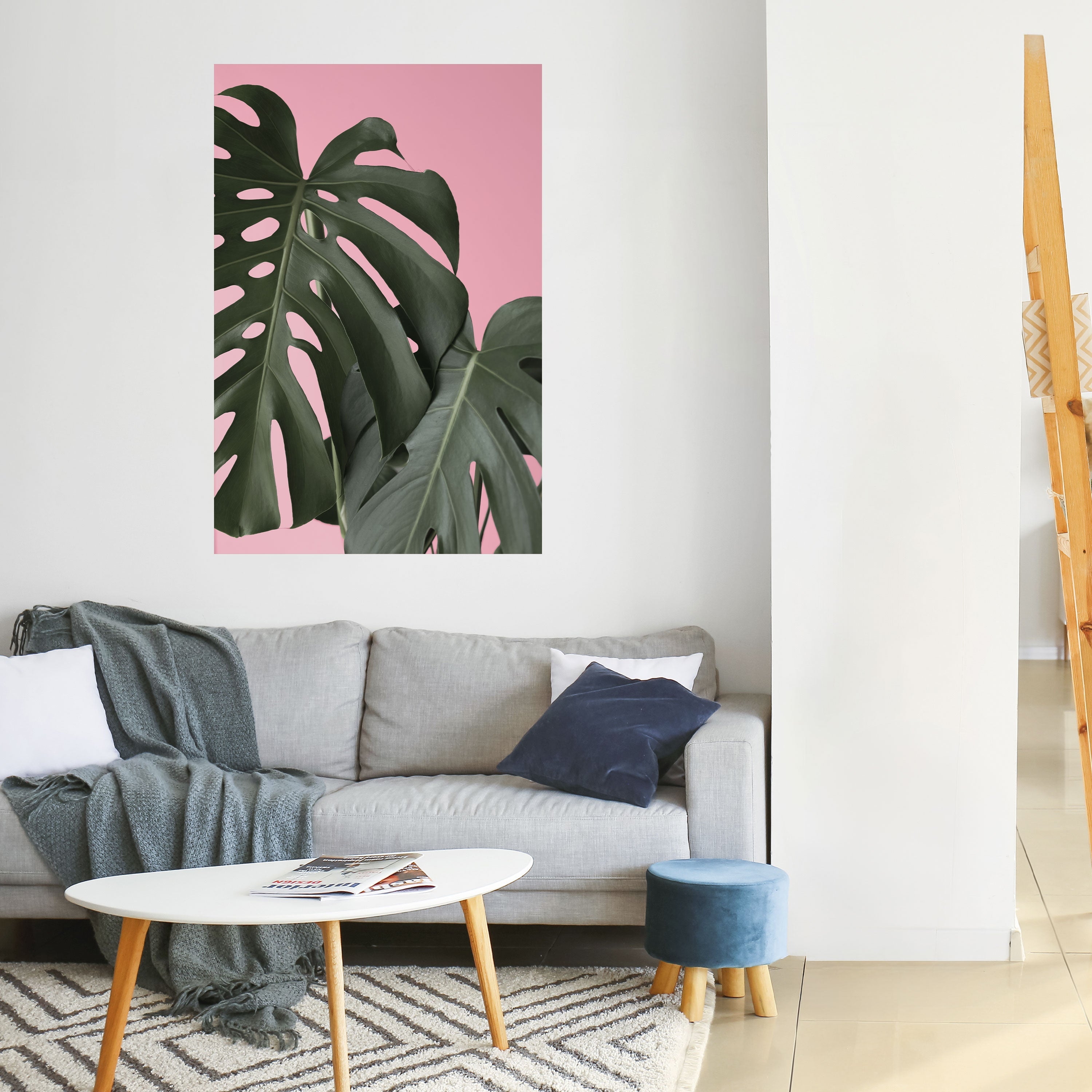 LADY MONSTERA Peel and Stick Vertical Poster