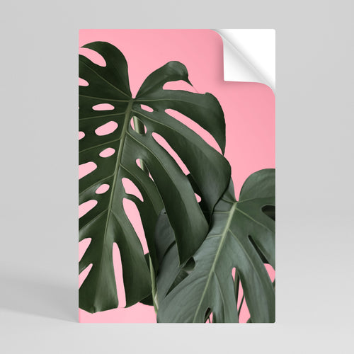 LADY MONSTERA Αυτοκόλλητη Αφίσα κάθετη