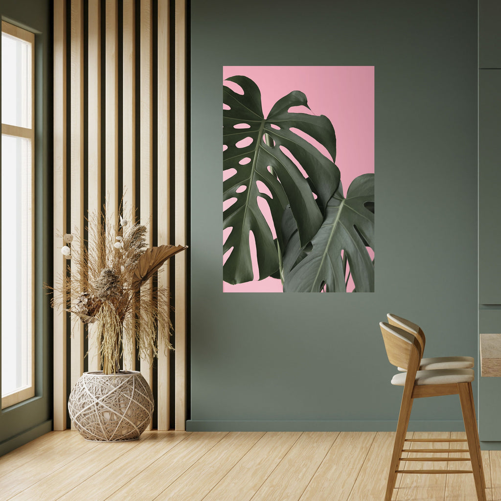 Αφίσα LADY MONSTERA με κάθετη κόλλα και κολλητική ταινία