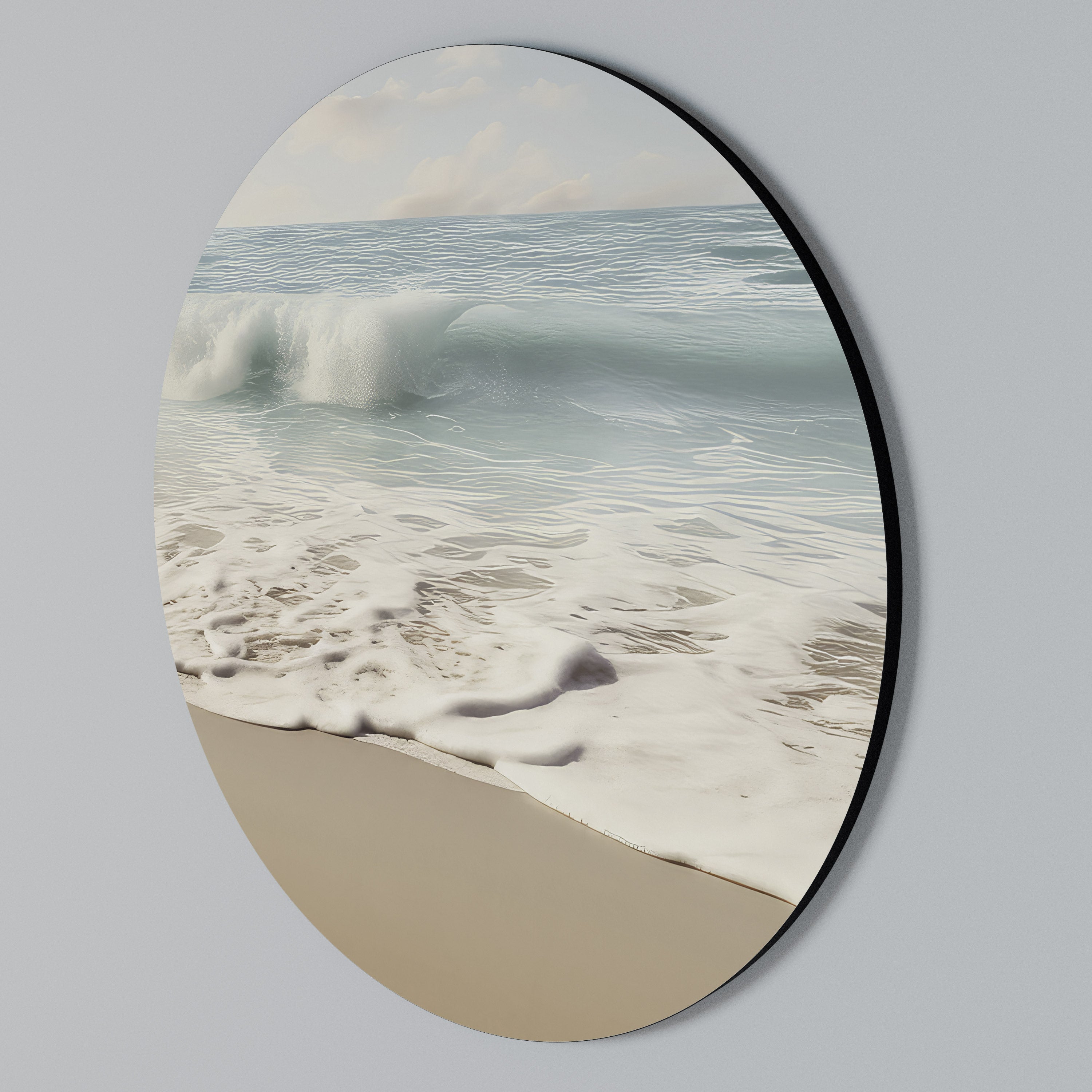 OCEAN WHISPER Στρογγυλός πίνακας ζωγραφικής