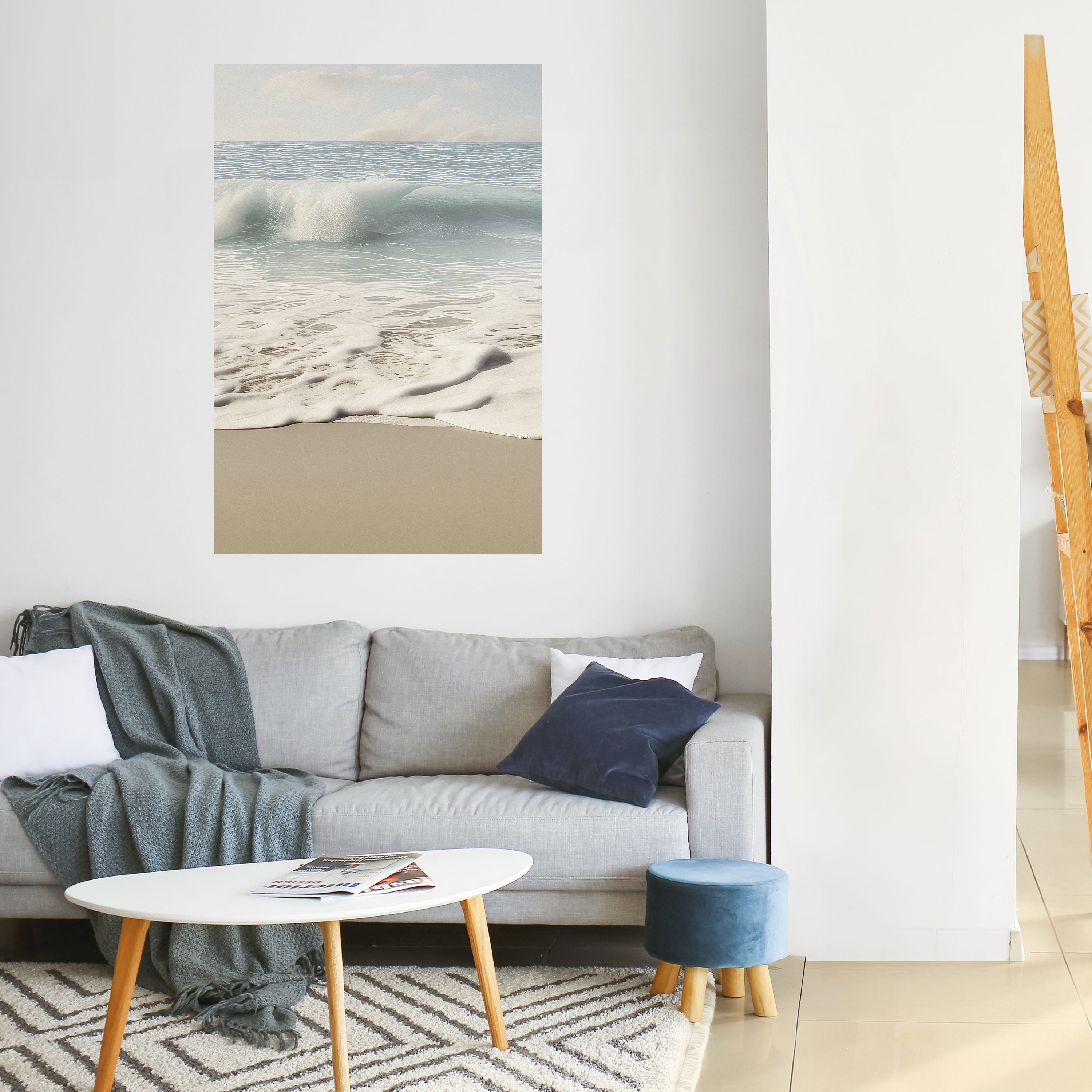 OCEAN WHISPER Peel and Stick Vertical Poster