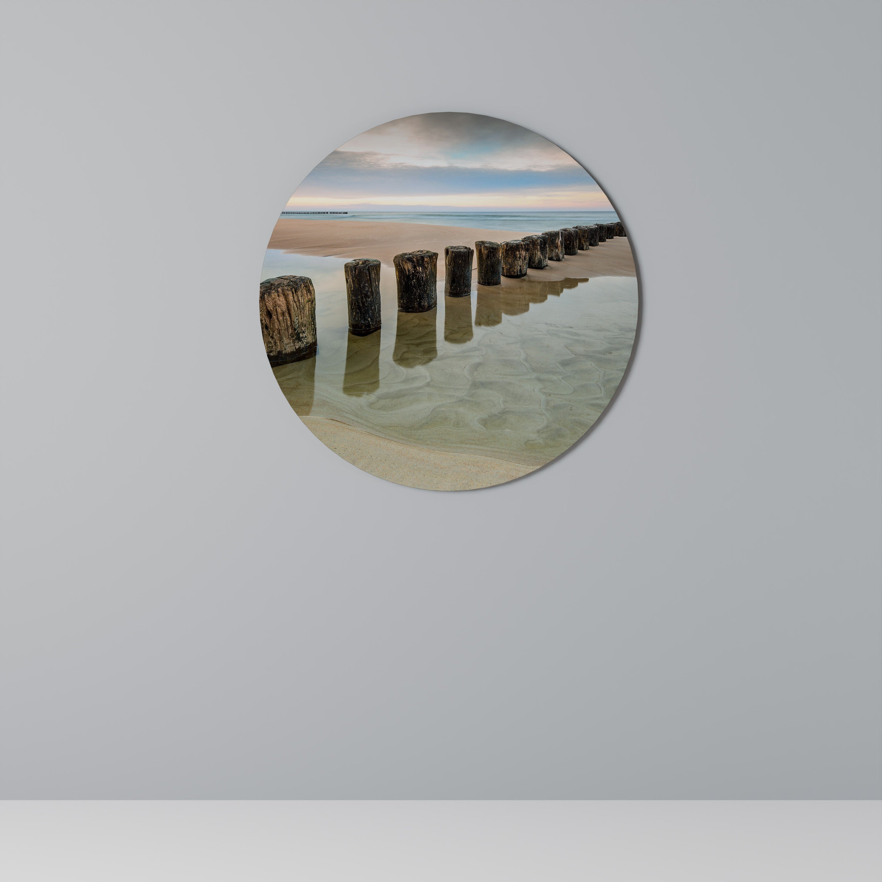 Στρογγυλή Τέχνη Τοίχου TIDAL SYMETRY