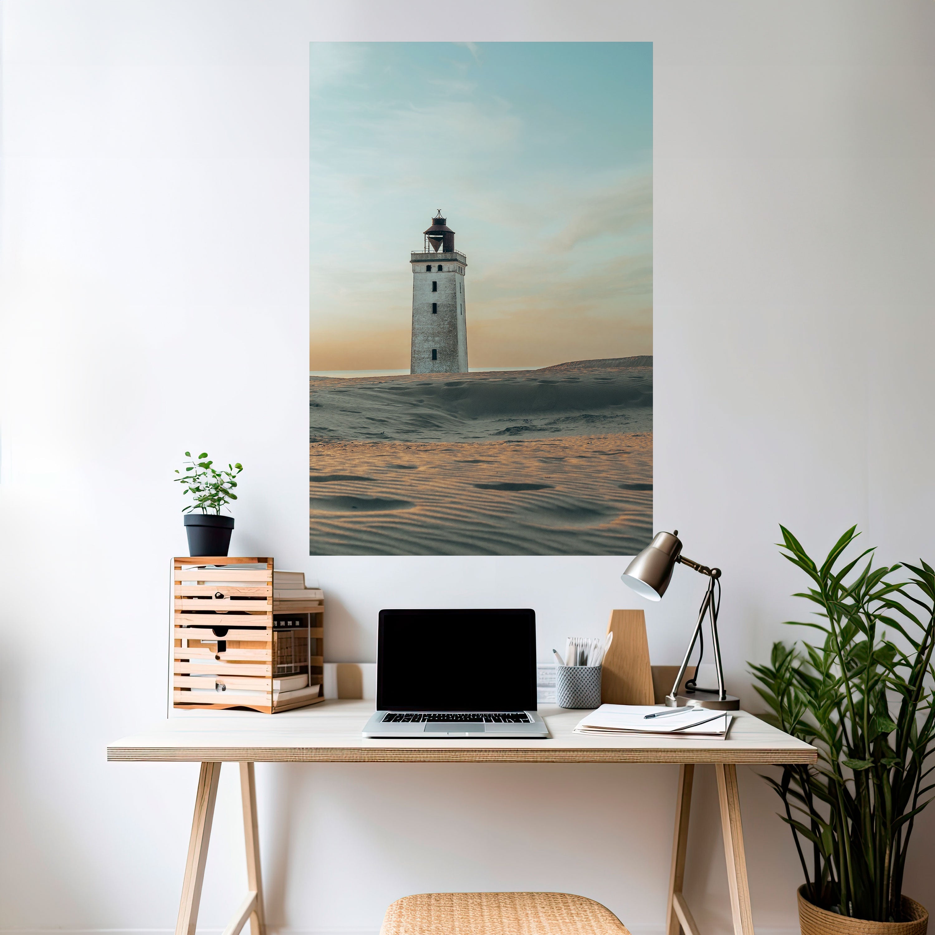 LIGHTHOUSE IN LIMBO Peel and Stick Vertical Poster