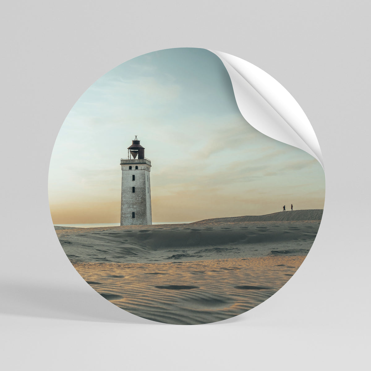 LIGHTHOUSE IN LIMBO Αυτοκόλλητη Αφίσα στρογγυλή