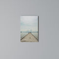 AQUA HORIZON Vertical Canvas Print