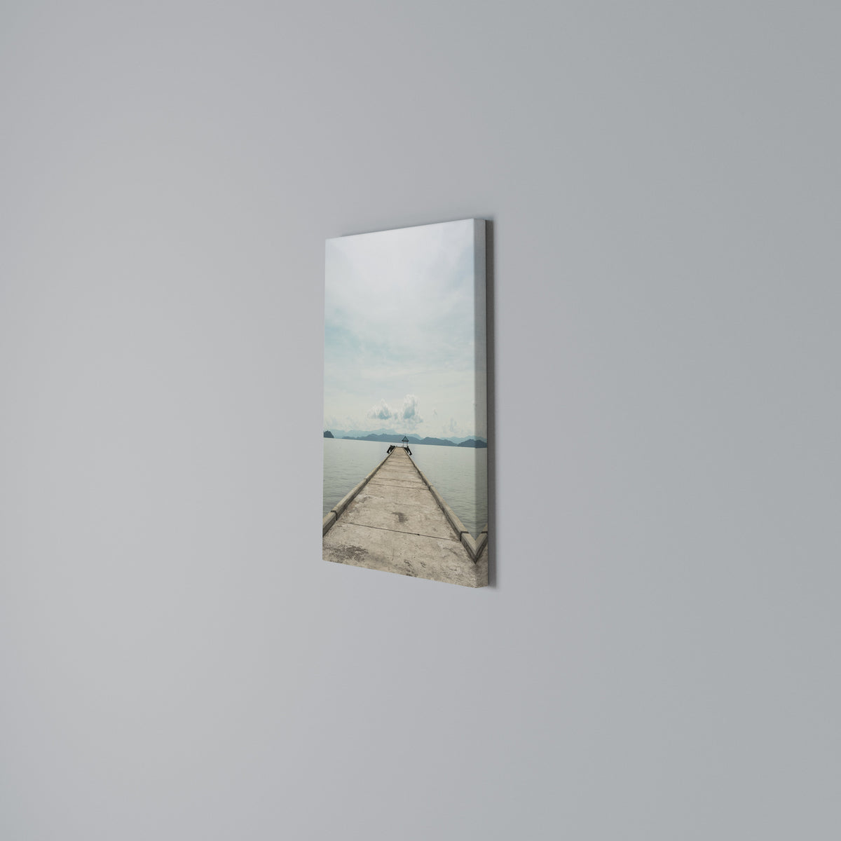 AQUA HORIZON Κατακόρυφος Πίνακας σε Καμβά
