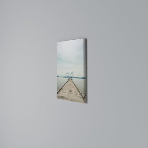 AQUA HORIZON Κατακόρυφος Πίνακας σε Καμβά