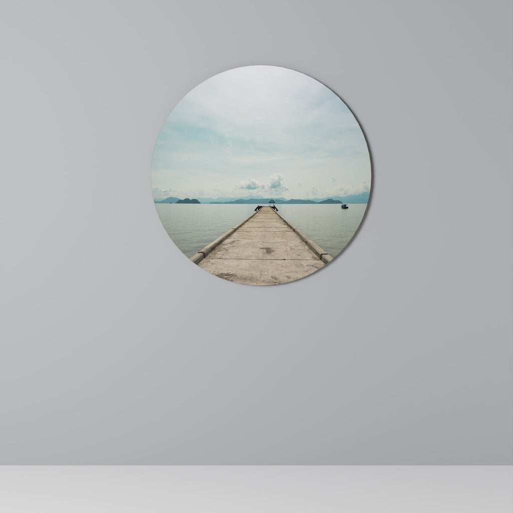 Στρογγυλή Τέχνη Τοίχου AQUA HORIZON