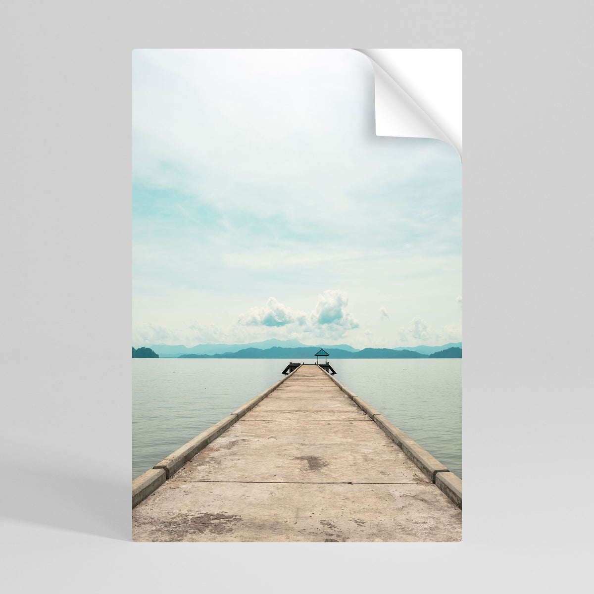 AQUA HORIZON Αυτοκόλλητη Αφίσα κάθετη