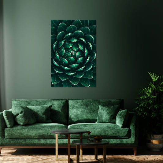 LUSH LABYRINTH Vertical Canvas Print