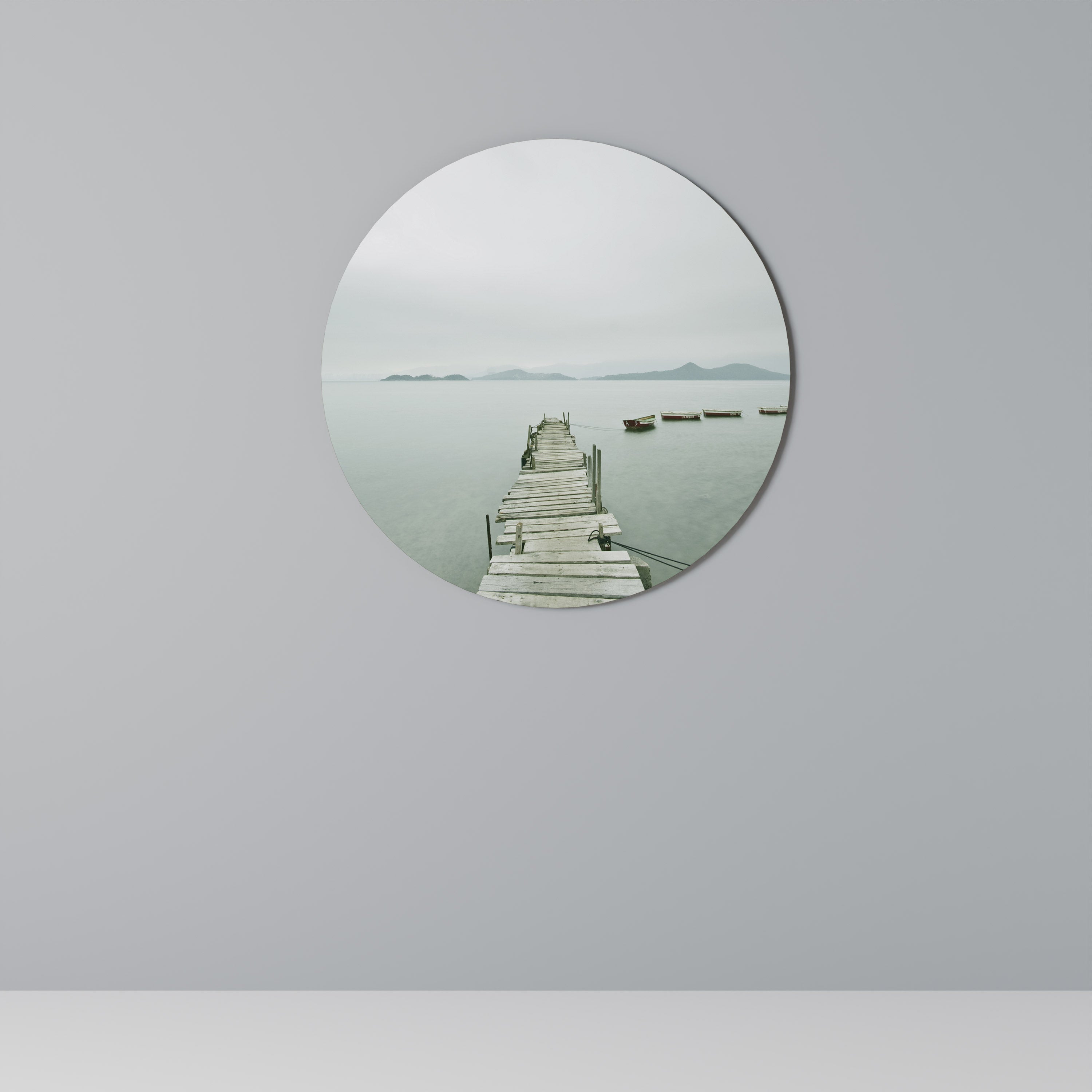 Στρογγυλή Τέχνη Τοίχου TIDAL HARMONY