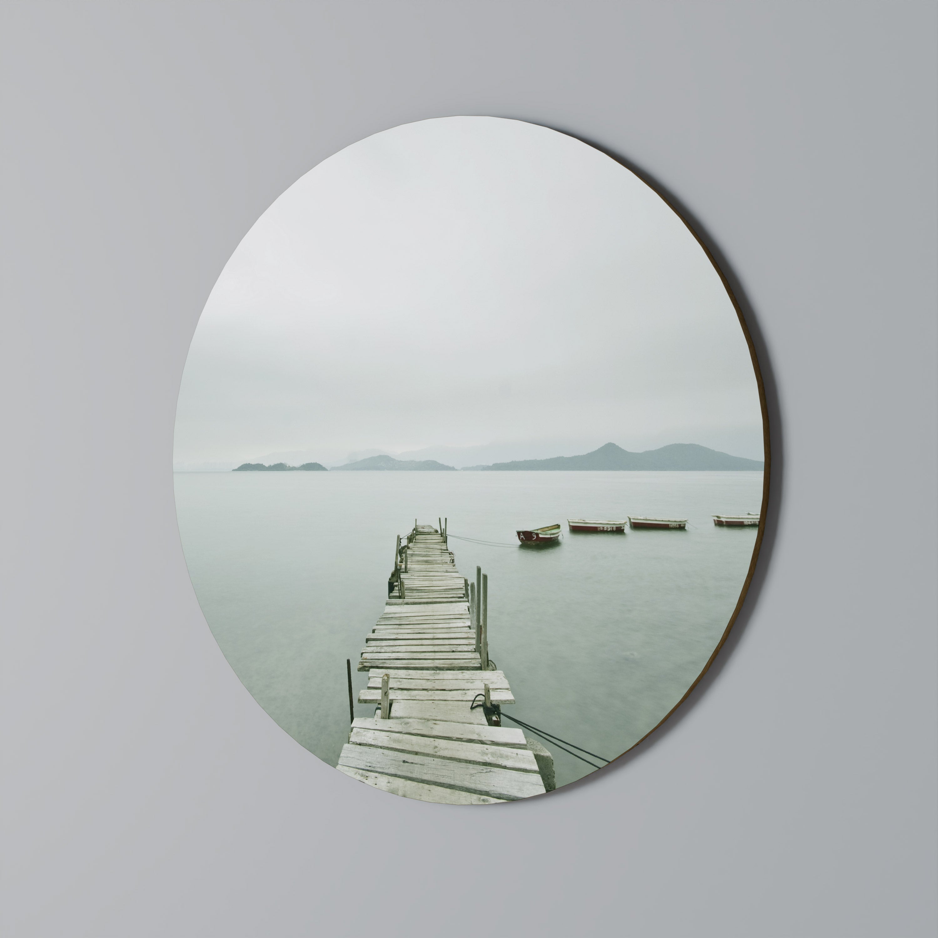 Στρογγυλή Τέχνη Τοίχου TIDAL HARMONY