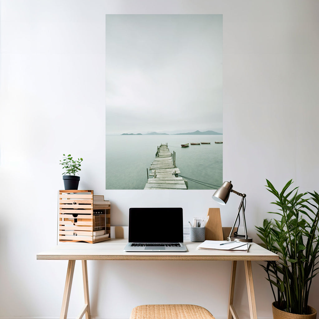 TIDAL HARMONY Peel and Stick Vertical Poster
