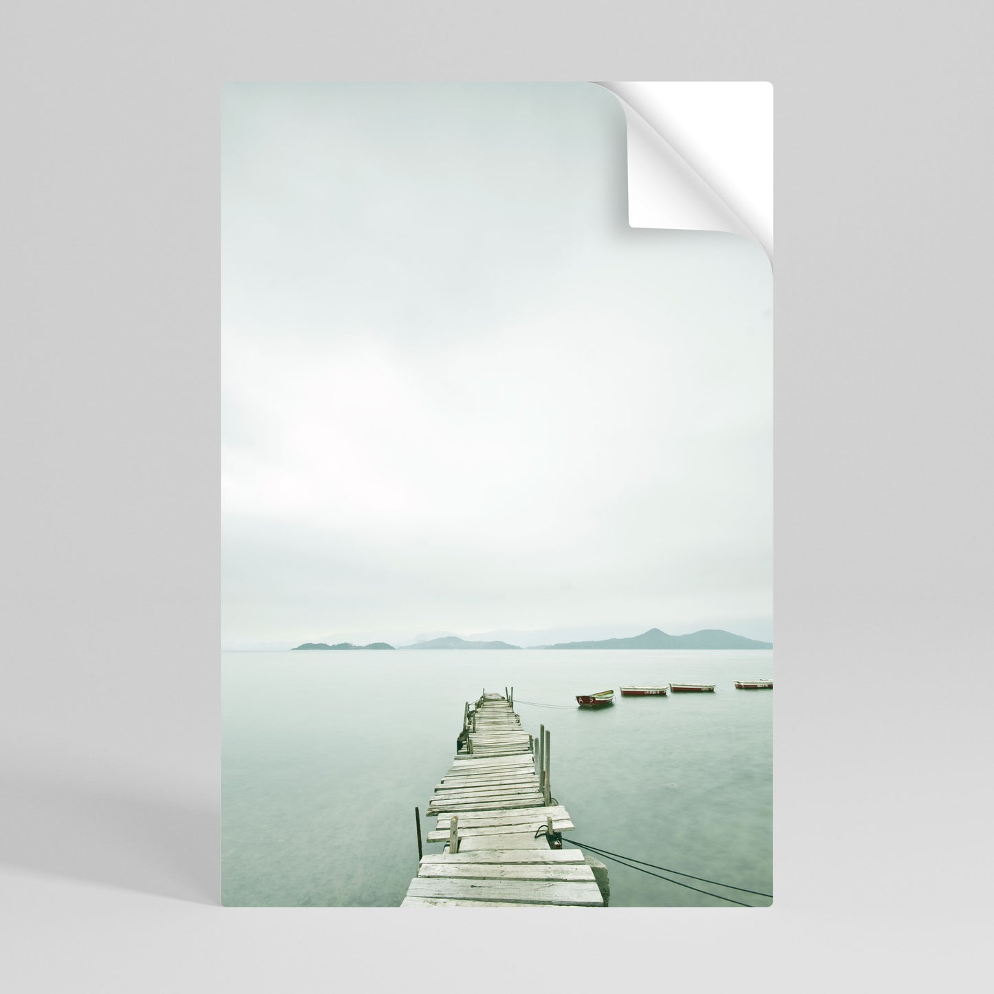 TIDAL HARMONY Peel and Stick Vertical Poster