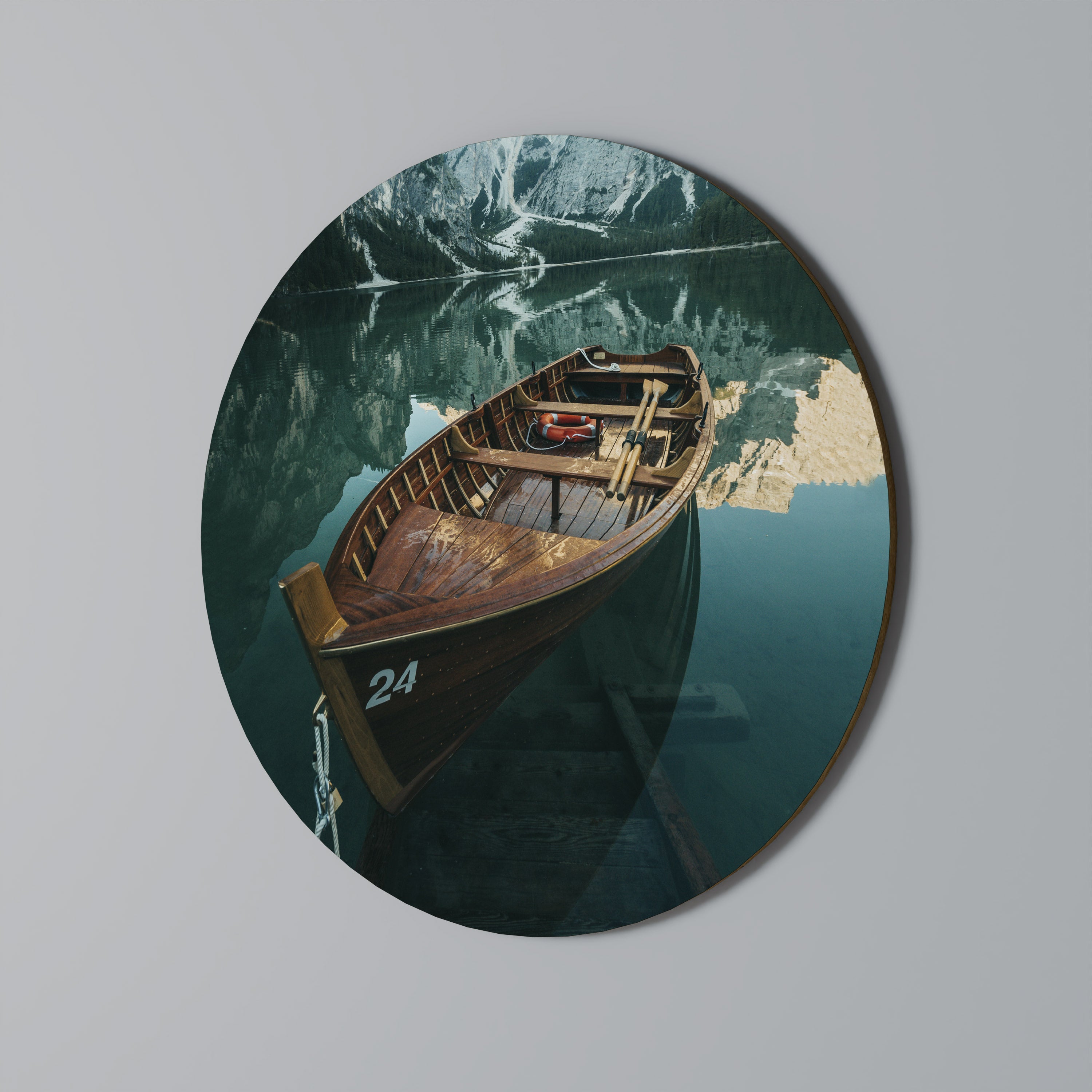 Στρογγυλή Τέχνη Τοίχου STILL WATERS