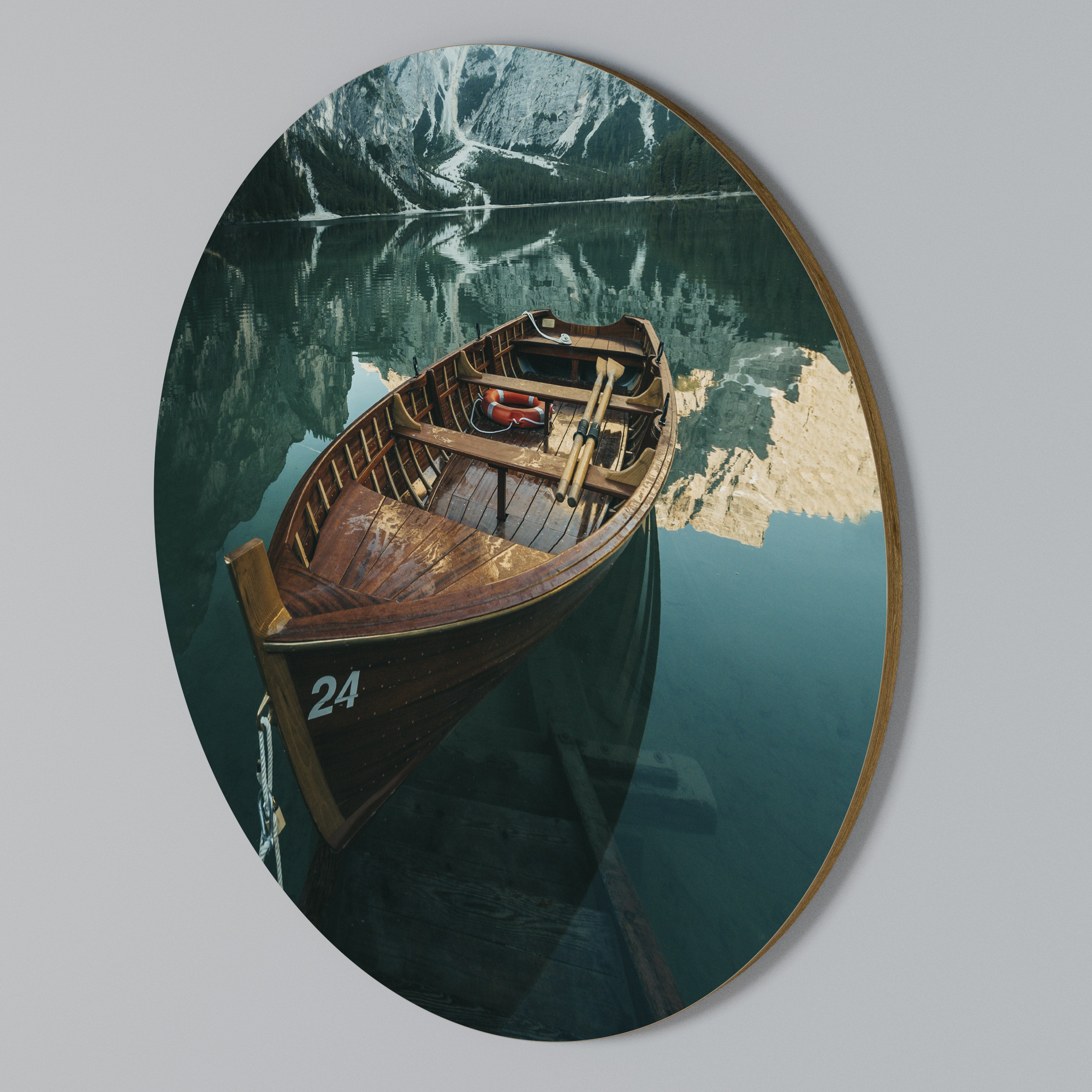 STILL WATERS Στρογγυλός πίνακας ζωγραφικής