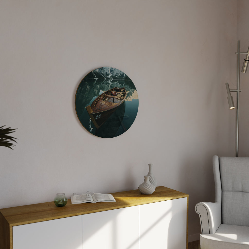 Στρογγυλή Τέχνη Τοίχου STILL WATERS