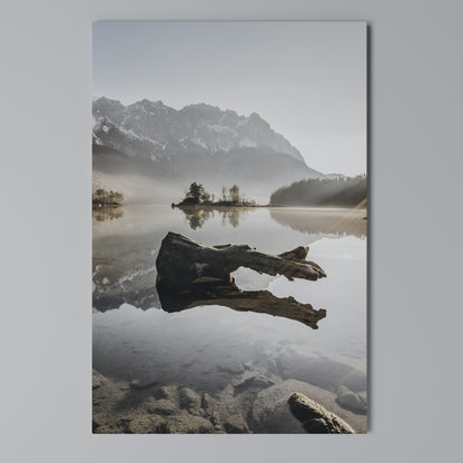 SILENT WATERSCAPE Κατακόρυφος Πίνακας σε Καμβά