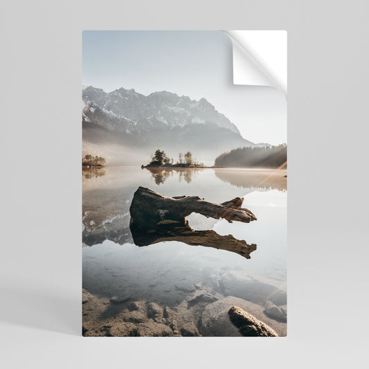 SILENT WATERSCAPE Peel and Stick Vertical Poster