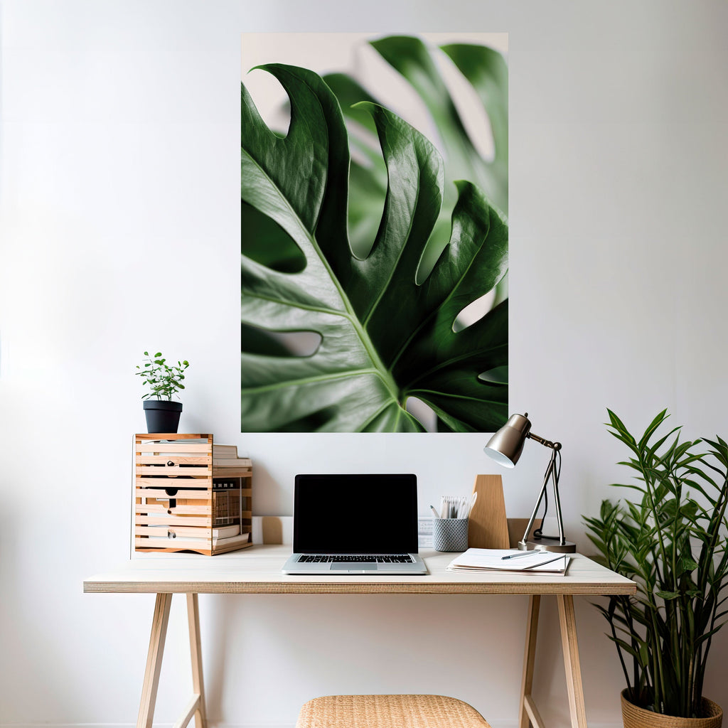 Αφίσα SHARP MONSTERA με δυνατότητα ξεφλουδίσματος και κολλήματος