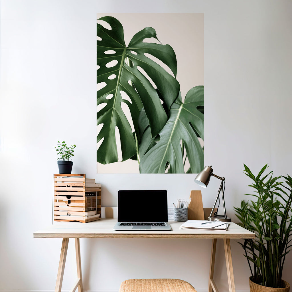 Αφίσα MONSTERA ACCURACY με δυνατότητα ξεφλουδίσματος και κολλήματος κάθετης σχεδίασης