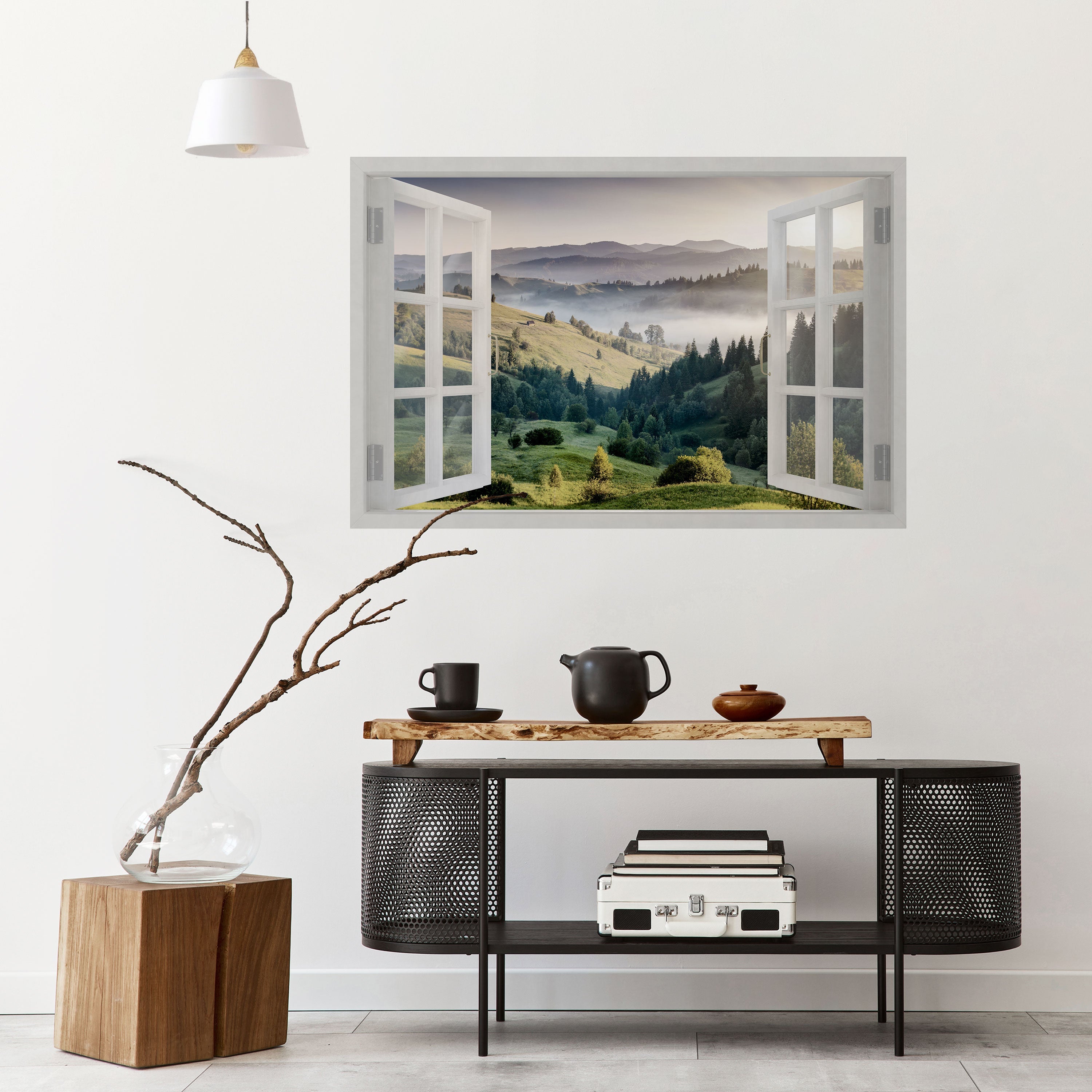 OPEN AIR ESCAPE Peel and Stick Horizontal Poster