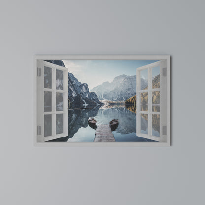 PEEK INTO PARADISE Horizontal Canvas Print