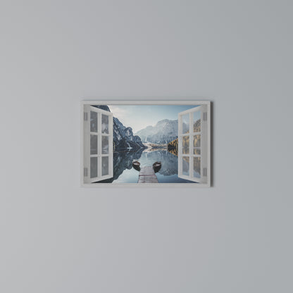 PEEK INTO PARADISE Horizontal Canvas Print
