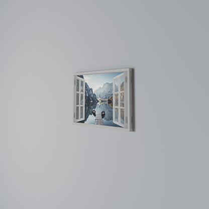 PEEK INTO PARADISE Horizontal Canvas Print
