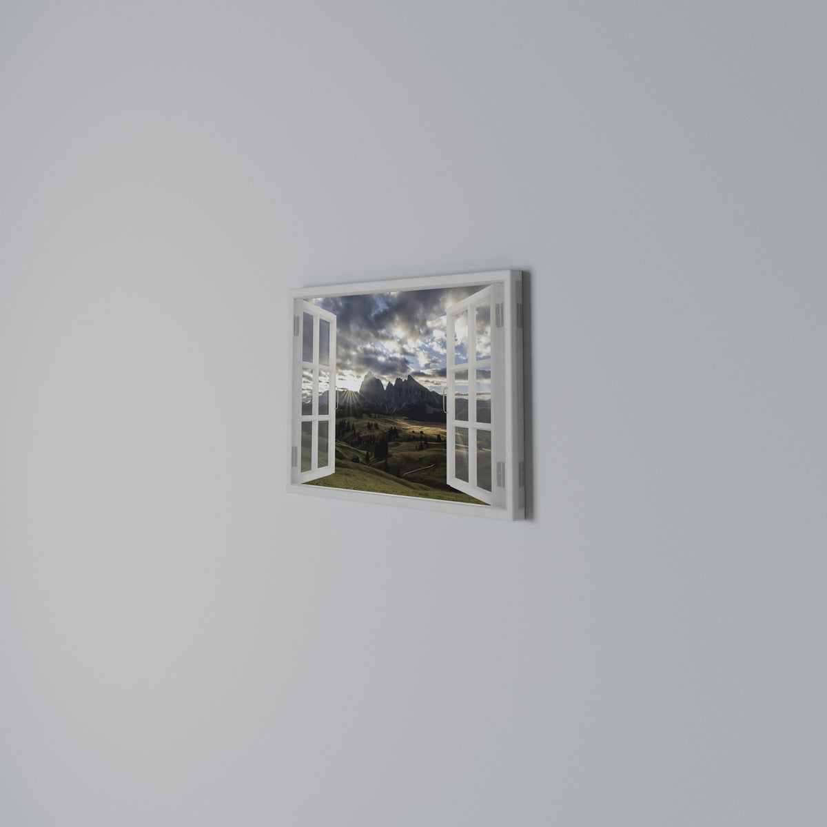 MOUNTAIN VIEWPORT Horizontal Canvas Print