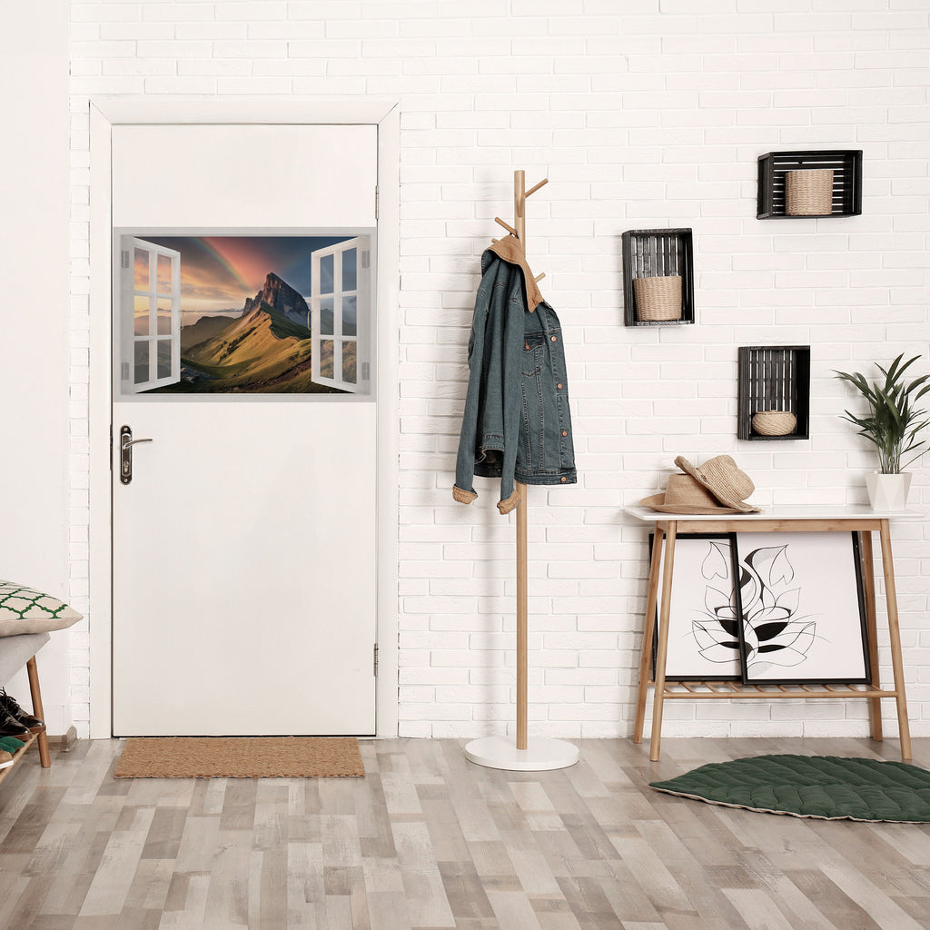 RAINBOW ESCAPE Peel and Stick Horizontal Poster
