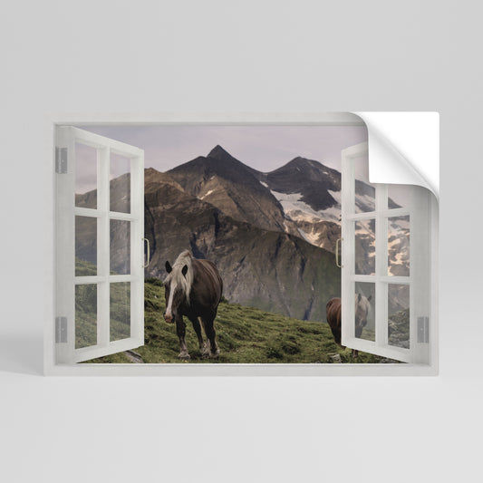 NATURAL FRAME INSPIRATION Αυτοκόλλητη Αφίσα οριζόντια