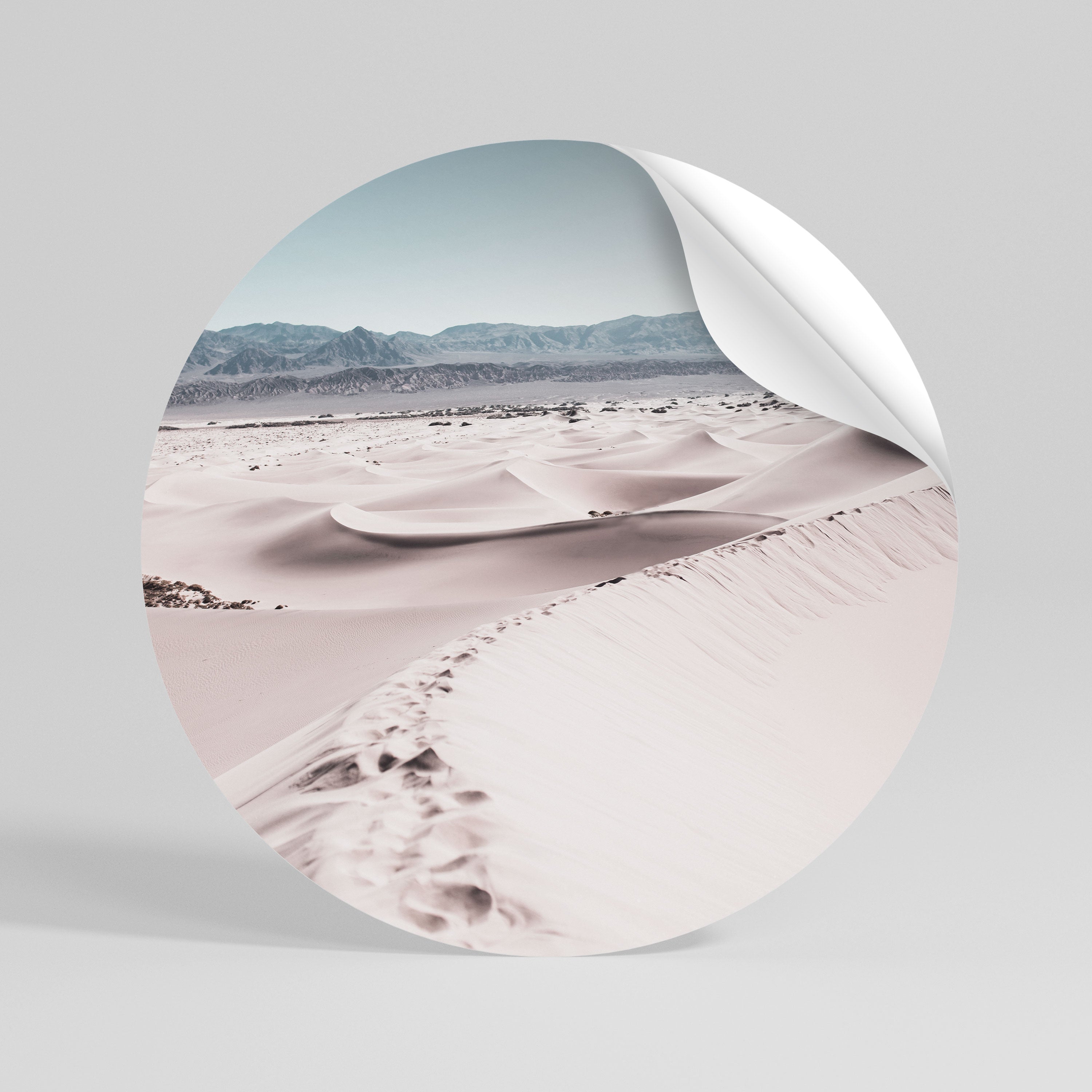 STEPS AWAY Αυτοκόλλητη "Peel and Stick" Αφίσα στρογγυλή