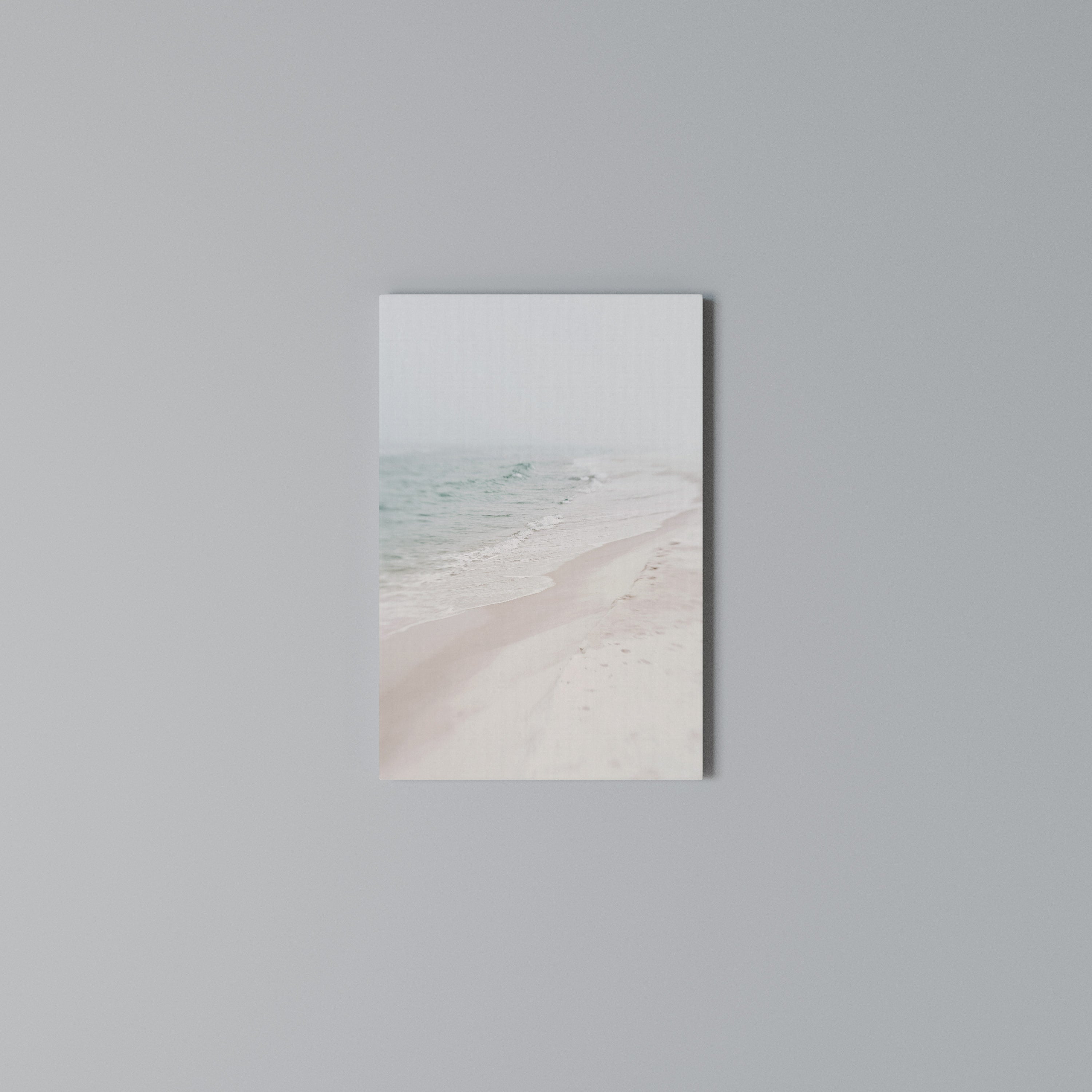 MISTY SHORELINE BLISS Κατακόρυφος Πίνακας σε Καμβά