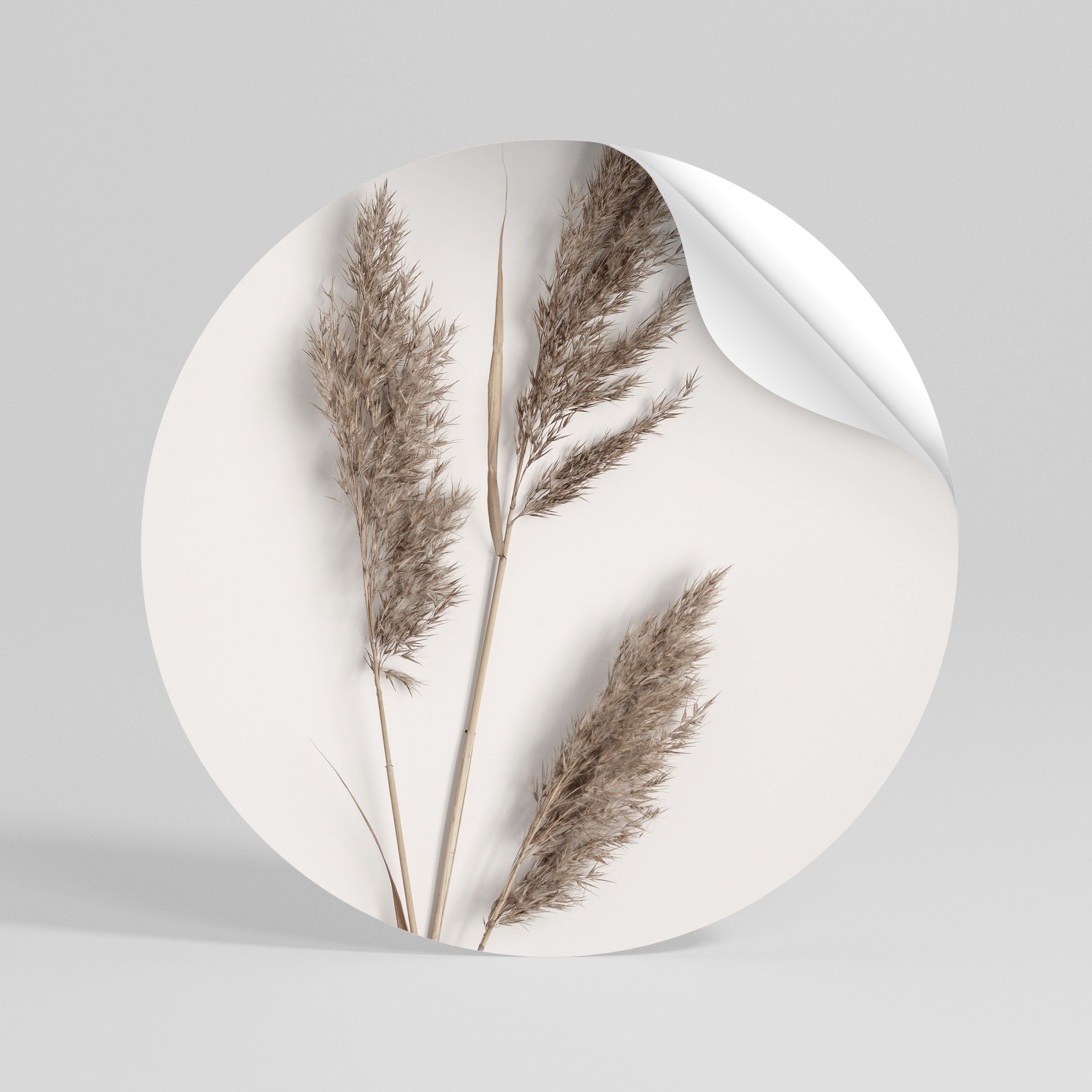 SOFT BREEZE MOMENT Αυτοκόλλητη "Peel and Stick" Αφίσα στρογγυλή