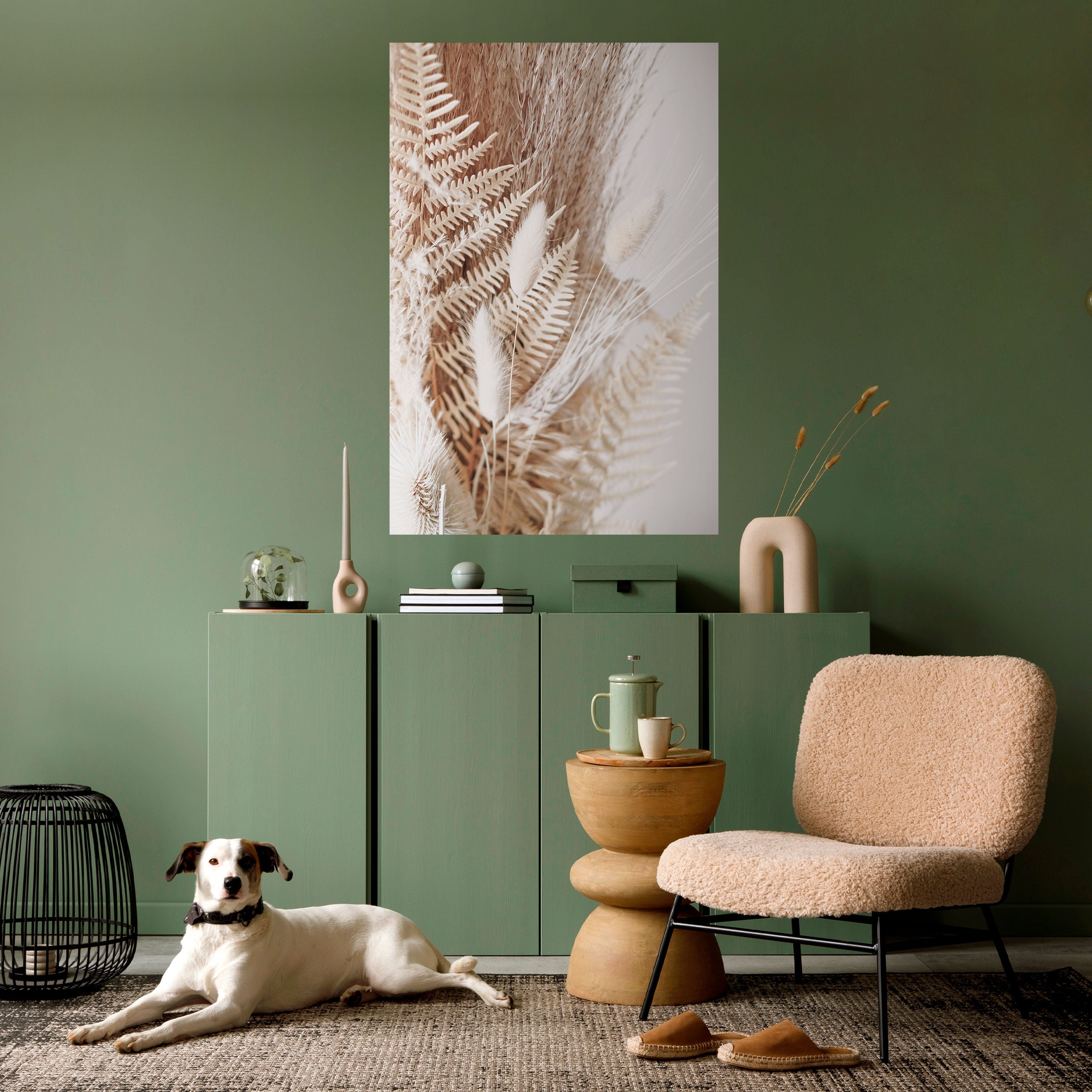 GENTLE GRASSLANDS INVITE Peel and Stick Vertical Poster
