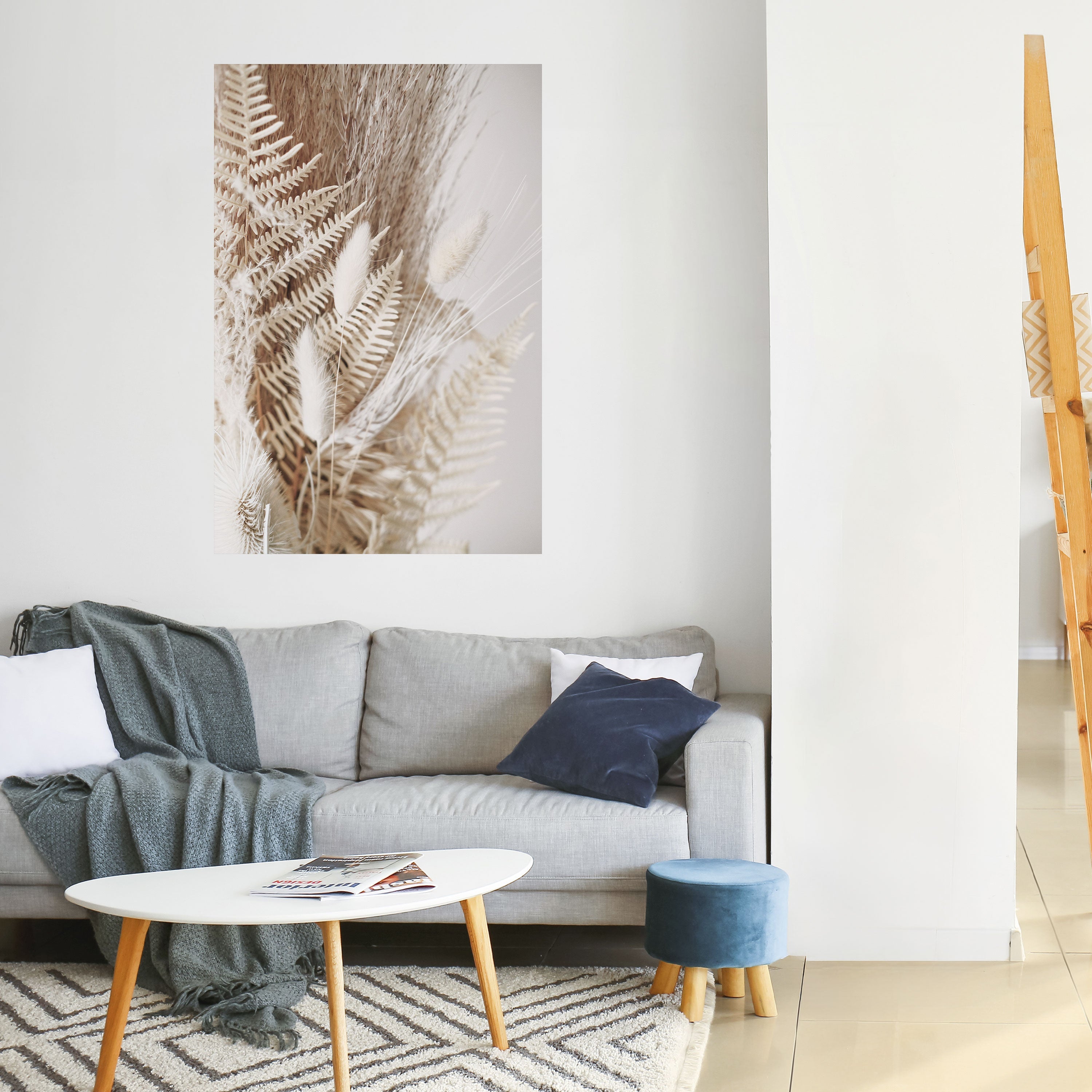GENTLE GRASSLANDS INVITE Peel and Stick Vertical Poster