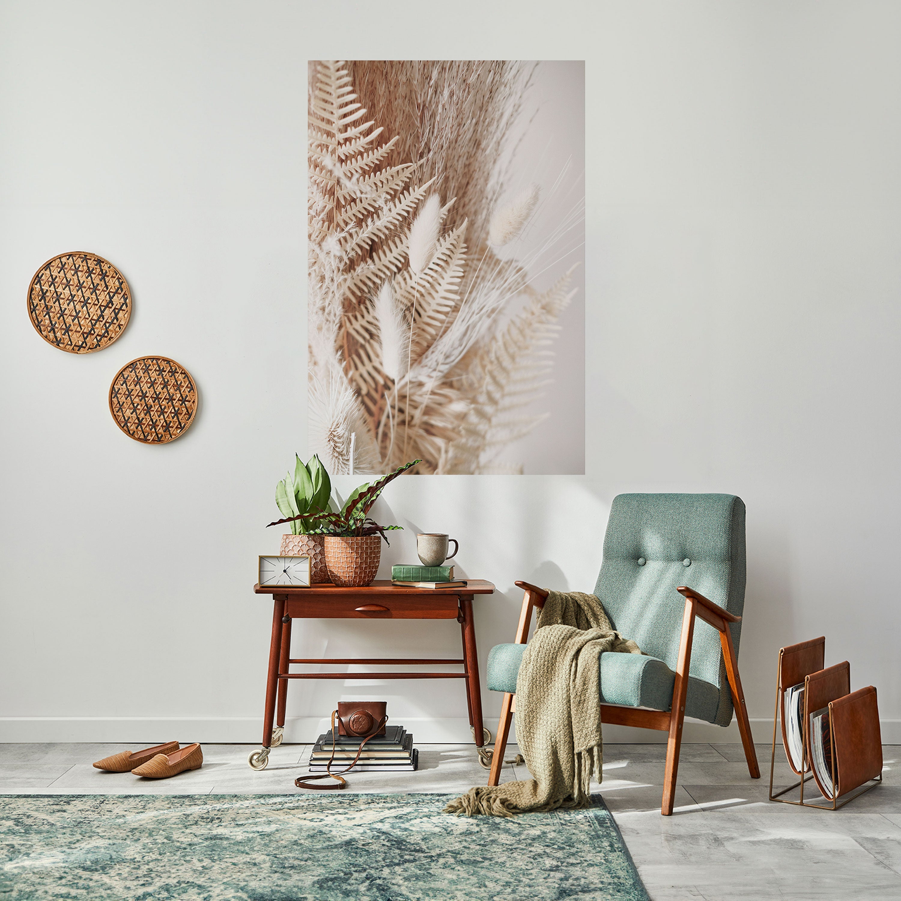 GENTLE GRASSLANDS INVITE Peel and Stick Vertical Poster