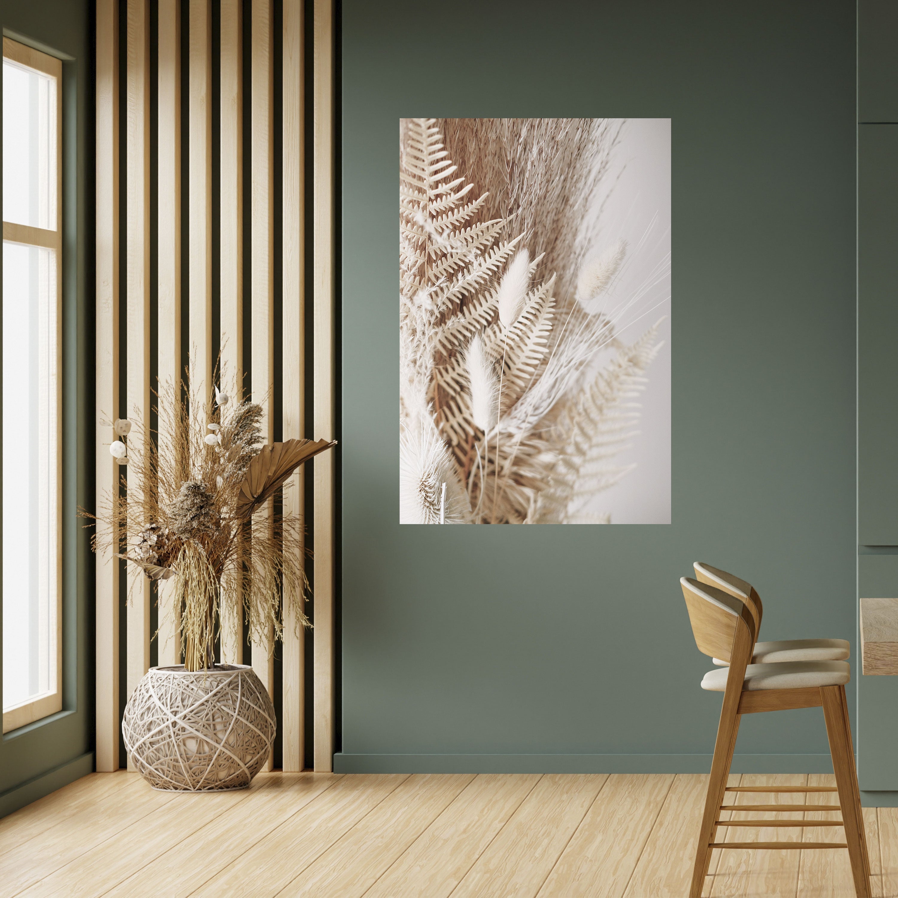 GENTLE GRASSLANDS INVITE Peel and Stick Vertical Poster
