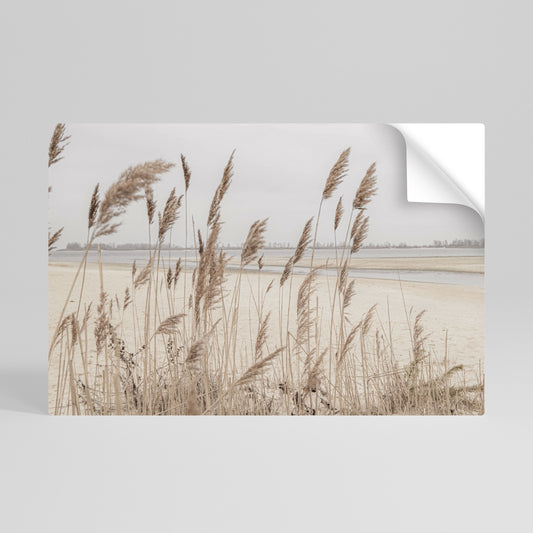 BREEZY STRAW HARMONY Αυτοκόλλητη Αφίσα οριζόντια
