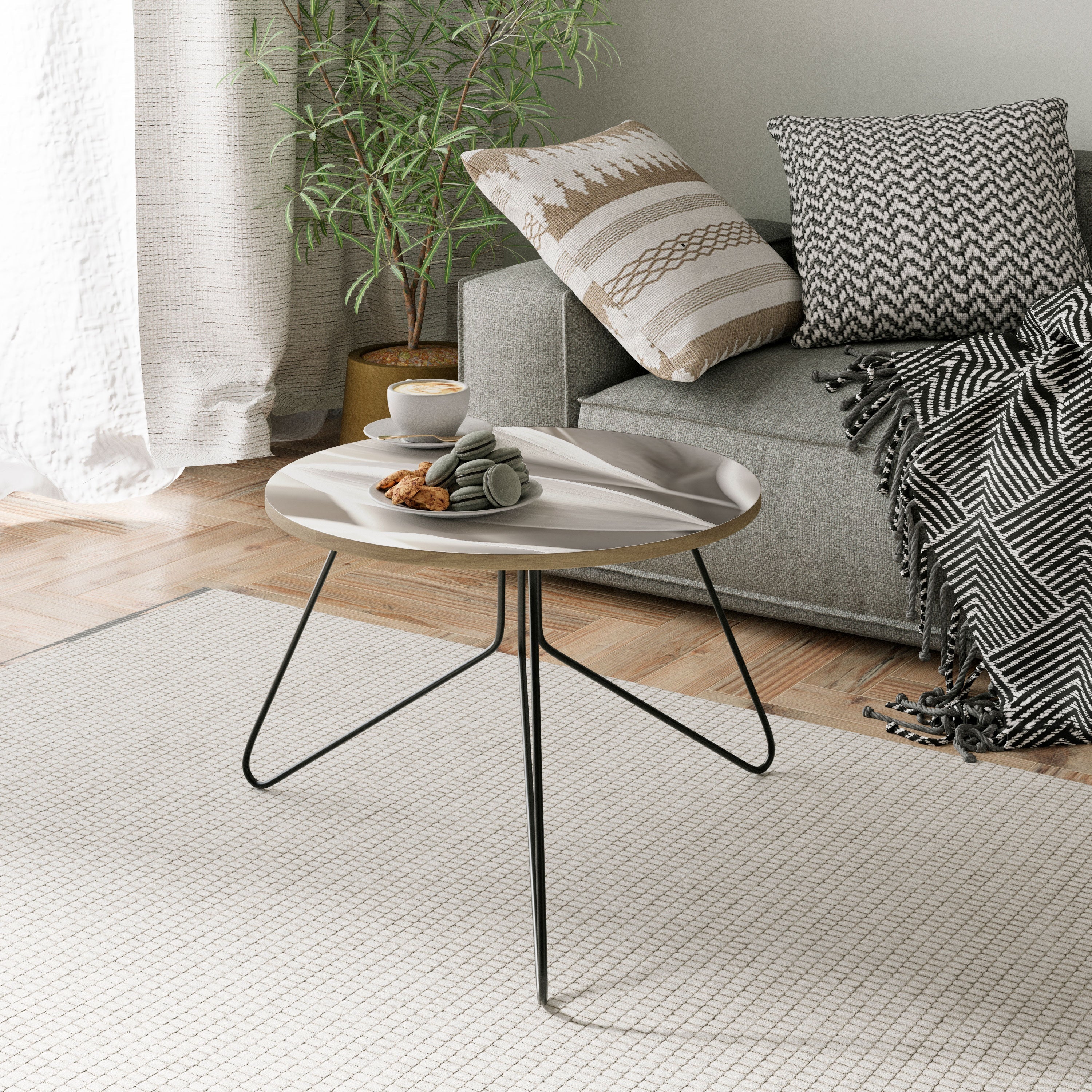 WHISPERS OF WHITE Coffee Table 60