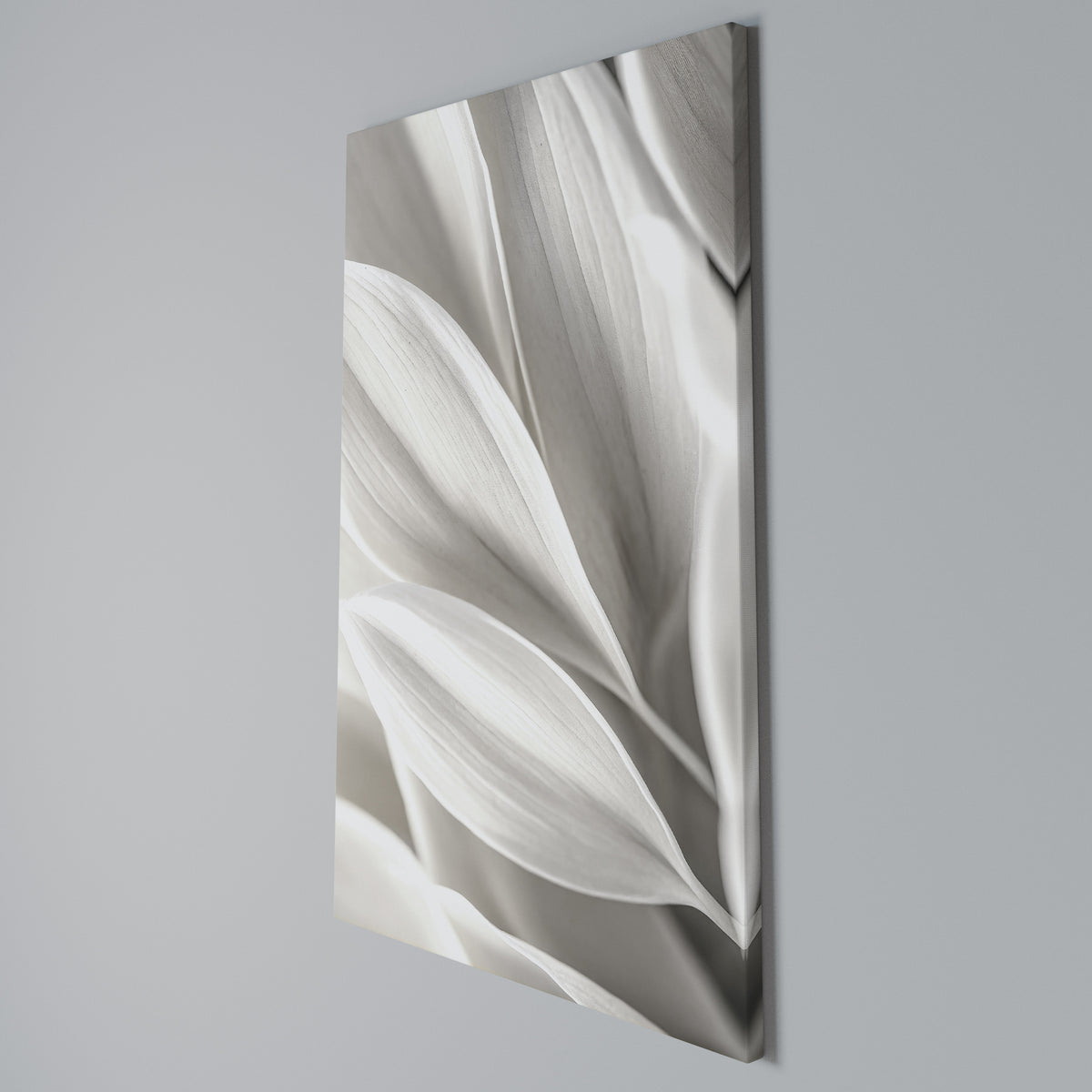 WHISPERS OF WHITE Vertical Canvas Print