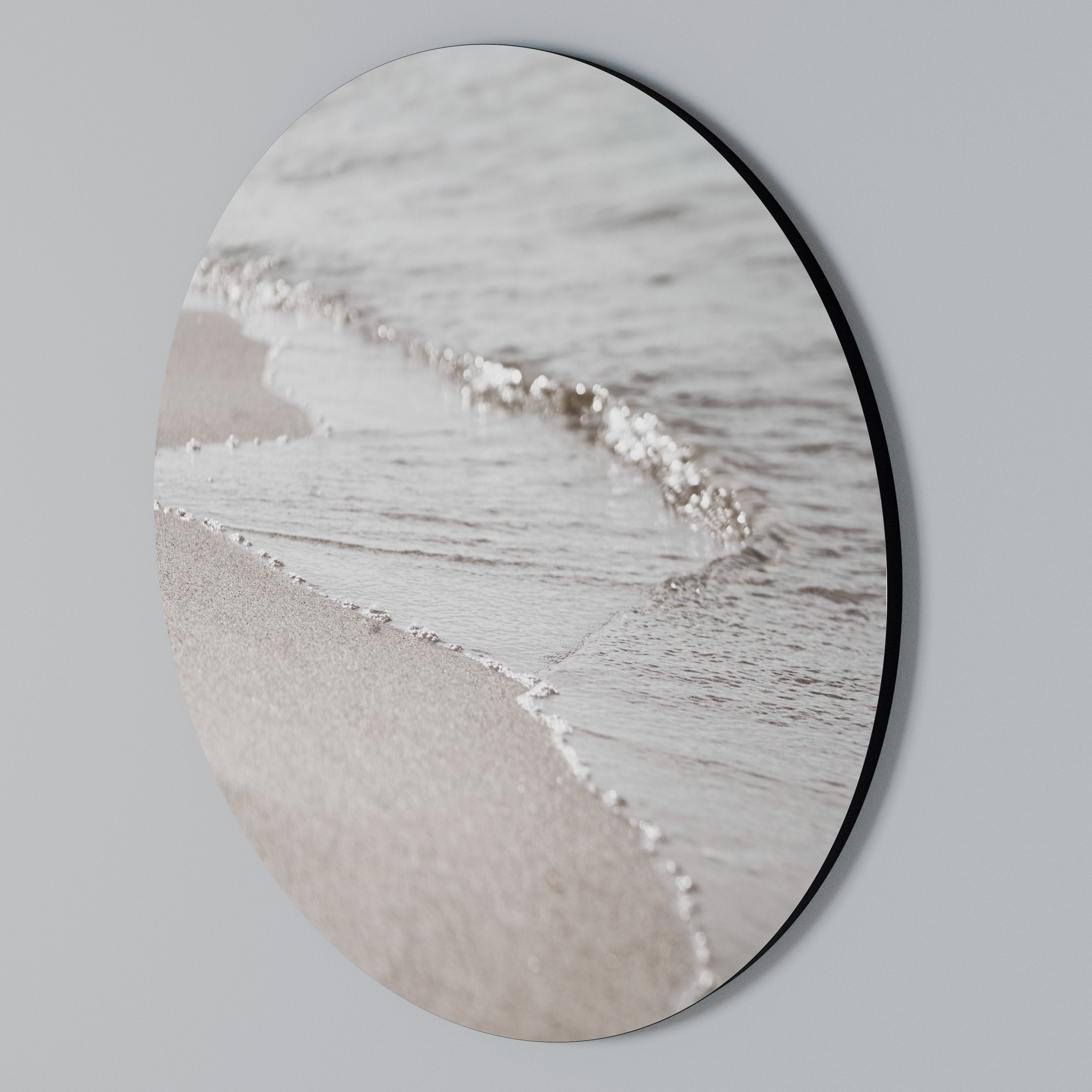 SILKEN SHORELINE DANCE Στρογγυλός πίνακας ζωγραφικής