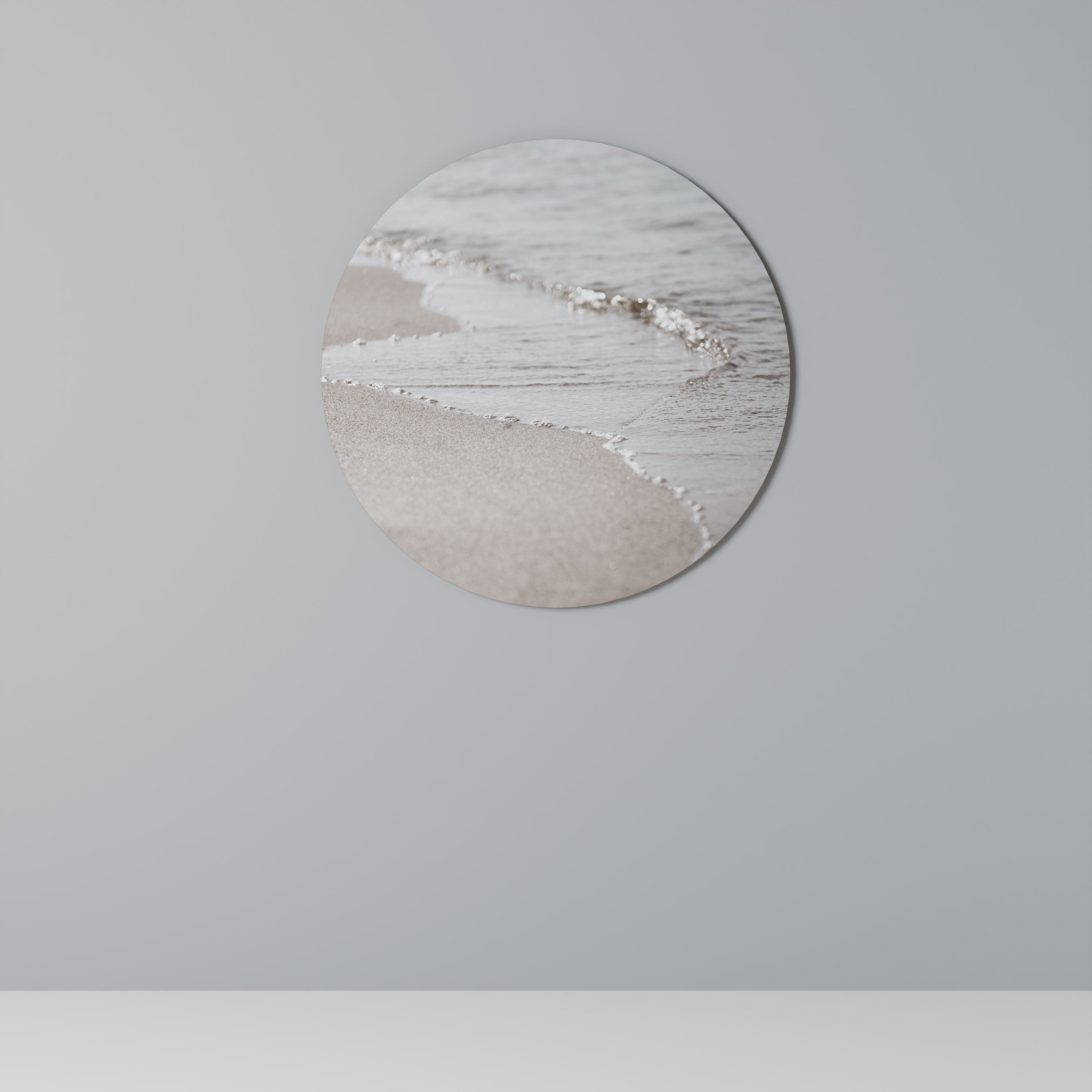Στρογγυλή Τέχνη Τοίχου SILKEN SHORELINE DANCE