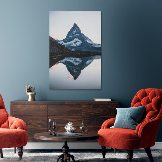 MEMORY OF MATTERHORN Vertical Canvas Print