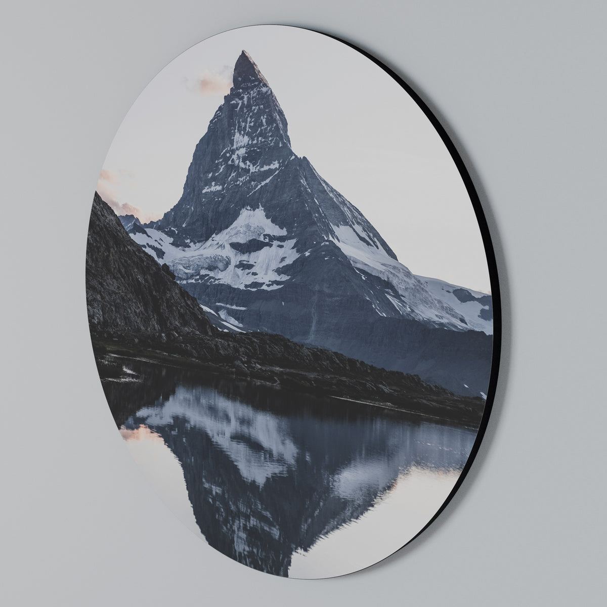 MEMORY OF MATTERHORN Στρογγυλός πίνακας ζωγραφικής