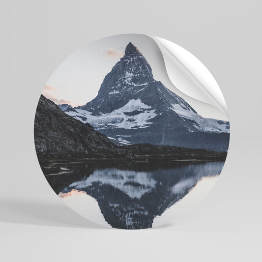 MEMORY OF MATTERHORN Αυτοκόλλητη Αφίσα στρογγυλή
