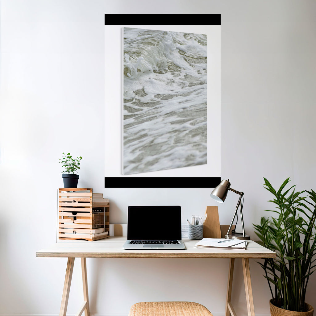 FOAMING ELEGANCE Peel and Stick Vertical Poster
