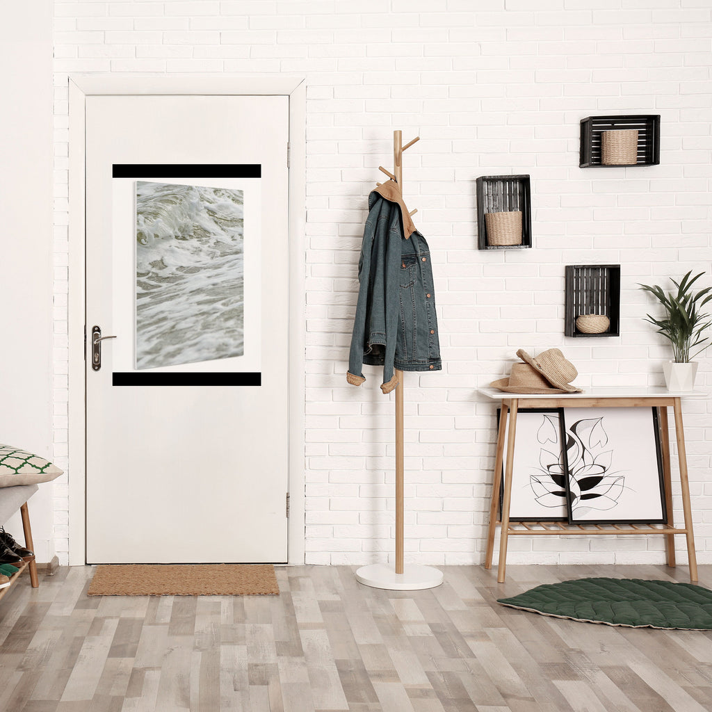 FOAMING ELEGANCE Peel and Stick Vertical Poster